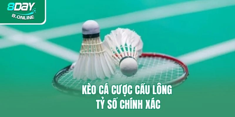 Kèo cá cược cầu lông tỷ số chính xác